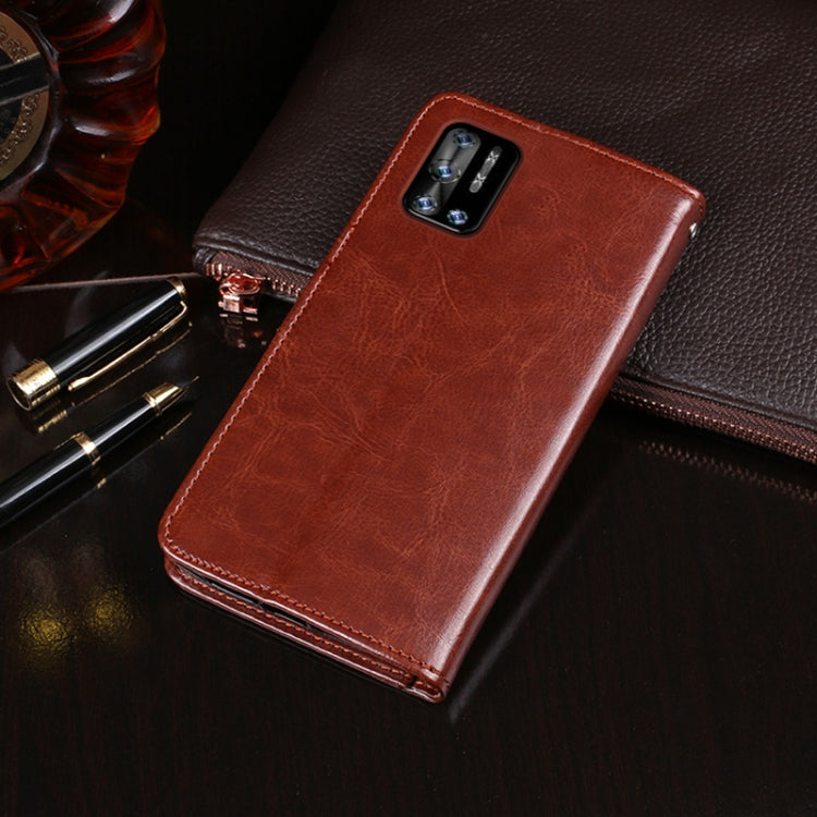 idewei Crazy Horse Texture Horizontal Flip Leather Case with Holder & Card Slots & Wallet For Doogee N40 Pro(Black) - More Brand by idewei | Online Shopping South Africa | PMC TechLife | Buy Now Pay Later Mobicred