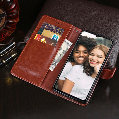idewei Crazy Horse Texture Horizontal Flip Leather Case with Holder & Card Slots & Wallet For Doogee N40 Pro(Red) - More Brand by idewei | Online Shopping South Africa | PMC Jewellery | Buy Now Pay Later Mobicred