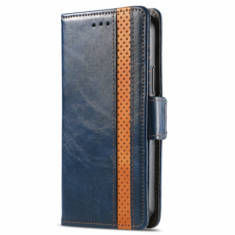 For Doogee X96 Pro CaseNeo Business Splicing Dual Magnetic Buckle Horizontal Flip PU Leather Case with Holder & Card Slots & Wallet(Blue) - More Brand by PMC Jewellery | Online Shopping South Africa | PMC Jewellery | Buy Now Pay Later Mobicred