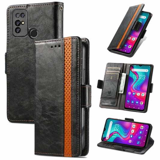 For Doogee X96 Pro CaseNeo Business Splicing Dual Magnetic Buckle Horizontal Flip PU Leather Case with Holder & Card Slots & Wallet(Black) - More Brand by PMC Jewellery | Online Shopping South Africa | PMC Jewellery | Buy Now Pay Later Mobicred