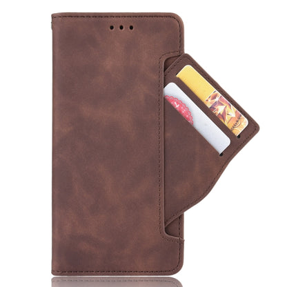 For Doogee N40 Pro Skin Feel Calf Pattern Horizontal Flip Leather Case with Holder & Card Slots & Photo Frame(Brown) - More Brand by PMC Jewellery | Online Shopping South Africa | PMC Jewellery | Buy Now Pay Later Mobicred