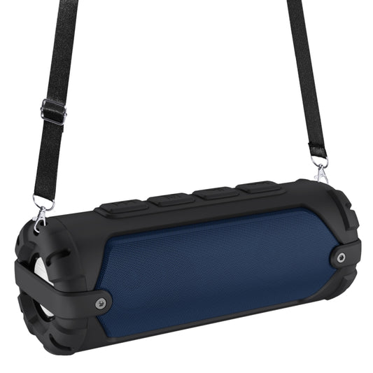 New Rixing NR-6013 Bluetooth 5.0 Portable Outdoor Wireless Bluetooth Speaker with Shoulder Strap(Blue) - Desktop Speaker by NewRixing | Online Shopping South Africa | PMC Jewellery | Buy Now Pay Later Mobicred