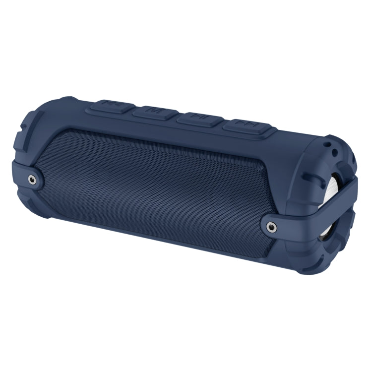 New Rixing NR-6013M Bluetooth 5.0 Portable Outdoor Karaoke Wireless Bluetooth Speaker with Microphone & Shoulder Strap(Blue) - free shipping - PMC Jewellery - Order now!