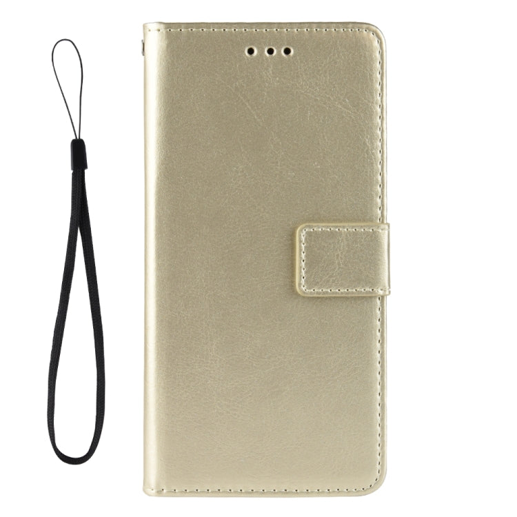 For Doogee N40 Pro Crazy Horse Texture Horizontal Flip Leather Case with Holder & Card Slots & Lanyard(Gold) - More Brand by PMC Jewellery | Online Shopping South Africa | PMC Jewellery | Buy Now Pay Later Mobicred