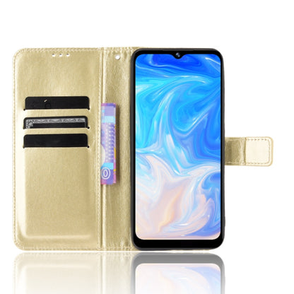 For Doogee N40 Pro Crazy Horse Texture Horizontal Flip Leather Case with Holder & Card Slots & Lanyard(Gold) - More Brand by PMC Jewellery | Online Shopping South Africa | PMC Jewellery | Buy Now Pay Later Mobicred