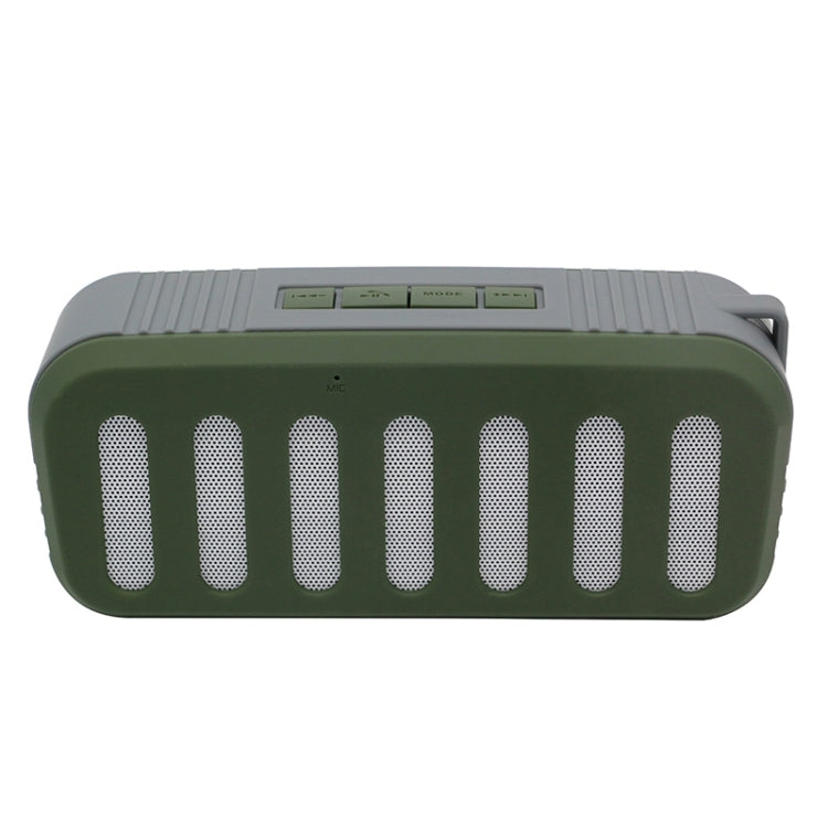 NewRixing NR-2013 TWS Car Exhaust Duct-shaped Bluetooth Speaker(Green) - Desktop Speaker by NewRixing | Online Shopping South Africa | PMC Jewellery | Buy Now Pay Later Mobicred