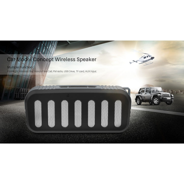 NewRixing NR-2013 TWS Car Exhaust Duct-shaped Bluetooth Speaker(Green) - Desktop Speaker by NewRixing | Online Shopping South Africa | PMC Jewellery | Buy Now Pay Later Mobicred