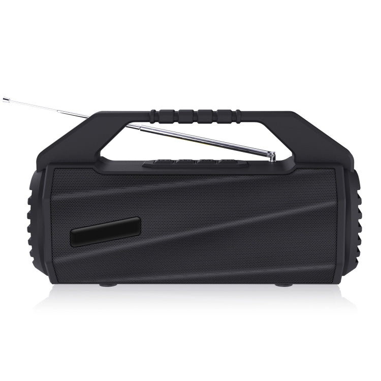 NewRixing NR-4025FM Outdoor Splash-proof Water Portable Bluetooth Speaker, Support Hands-free Call / TF Card / FM / U Disk(Black) - Desktop Speaker by NewRixing | Online Shopping South Africa | PMC Jewellery | Buy Now Pay Later Mobicred