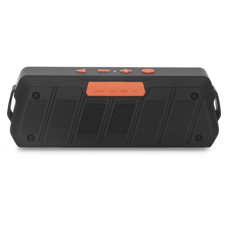 NewRixing NR-5000 IPX5 High Fidelity Bluetooth Speaker, Support Hands-free Call / TF Card / FM / U Disk(Orange) - Desktop Speaker by NewRixing | Online Shopping South Africa | PMC Jewellery | Buy Now Pay Later Mobicred