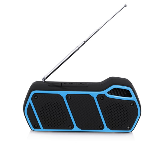 NewRixing NR-5011fm Outdoor Portable Bluetooth Speakerr, Support Hands-free Call / TF Card / FM / U Disk(Blue) - Desktop Speaker by NewRixing | Online Shopping South Africa | PMC Jewellery | Buy Now Pay Later Mobicred