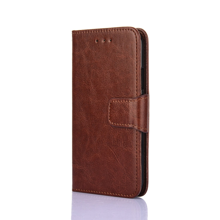 For Doogee X96 Pro Crystal Texture Horizontal Flip Leather Case with Holder & Card Slots & Wallet(Brown) - More Brand by PMC Jewellery | Online Shopping South Africa | PMC Jewellery | Buy Now Pay Later Mobicred