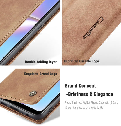 For Galaxy A10s CaseMe-013 Multifunctional Horizontal Flip Leather Case with Card Slot & Holder & Wallet(Brown) - Galaxy Phone Cases by CaseMe | Online Shopping South Africa | PMC Jewellery | Buy Now Pay Later Mobicred