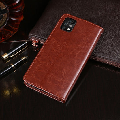 For UMIDIGI A11 Pro Max idewei Crazy Horse Texture Horizontal Flip Leather Case with Holder & Card Slots & Wallet(Brown) - More Brand by idewei | Online Shopping South Africa | PMC Jewellery | Buy Now Pay Later Mobicred