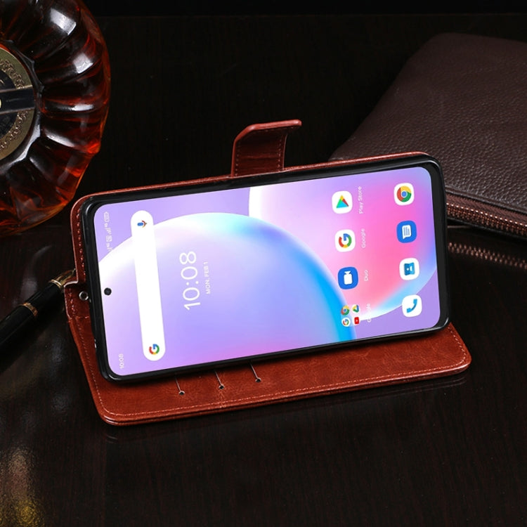 For UMIDIGI A11 Pro Max idewei Crazy Horse Texture Horizontal Flip Leather Case with Holder & Card Slots & Wallet(Brown) - More Brand by idewei | Online Shopping South Africa | PMC Jewellery | Buy Now Pay Later Mobicred