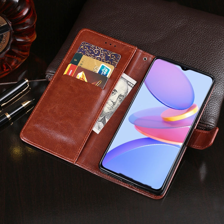 For U-MAGIC 30e idewei Crazy Horse Texture Horizontal Flip Leather Case with Holder & Card Slots & Wallet(Red) - More Brand by idewei | Online Shopping South Africa | PMC Jewellery | Buy Now Pay Later Mobicred
