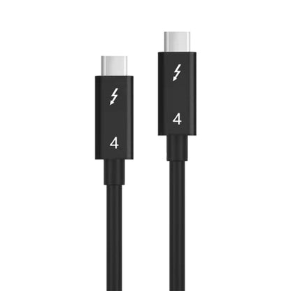 USB-C / Type-C Male to USB-C / Type-C Male Multi-function Transmission Cable for Thunderbolt 4, Cable Length:0.8m(Black) - Cable & Adapters by PMC Jewellery | Online Shopping South Africa | PMC Jewellery | Buy Now Pay Later Mobicred