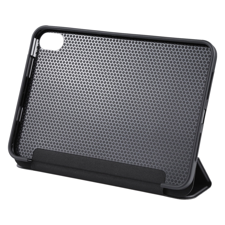 For iPad mini 2024 / mini 6 GEBEI Shockproof Horizontal Flip Tablet Case with Three-folding Holder(Black) - free shipping - PMC TechLife - Order now!