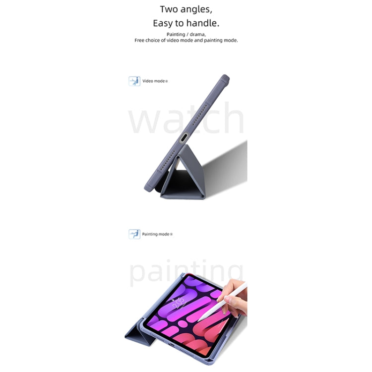 For iPad mini 6 / mini 2024 Mutural Pinyue Series Horizontal Flip Tablet Case with Holder & Pen Slot & Sleep / Wake-up Function(Black) - free shipping - PMC TechLife - Order now!