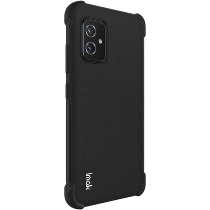 For Asus Zenfone 8 ZS590KS IMAK All-inclusive Shockproof Airbag TPU Case with Screen Protector(Matte Black) - ASUS Cases by imak | Online Shopping South Africa | PMC Jewellery