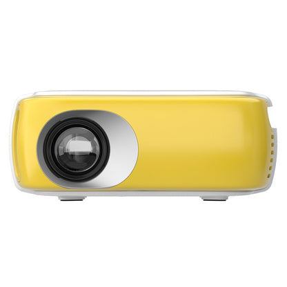 DR-860 1920x1080 1000 Lumens Portable Home Theater LED Projector, Plug Type:EU Plug(Yellow  White) - LED Projector by PMC Jewellery | Online Shopping South Africa | PMC Jewellery | Buy Now Pay Later Mobicred