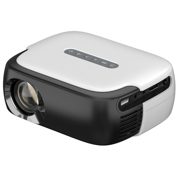 DR-860 1920x1080 1000 Lumens Portable Home Theater LED Projector, Plug Type:AU Plug(Black White) - LED Projector by PMC Jewellery | Online Shopping South Africa | PMC Jewellery | Buy Now Pay Later Mobicred