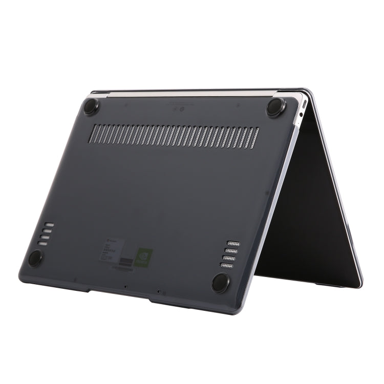 For Huawei MateBook 16 Shockproof Crystal Laptop Protective Case(Black) - 15.6 - 17 inch by PMC TechLife | Online Shopping South Africa | PMC TechLife | Buy Now Pay Later Mobicred