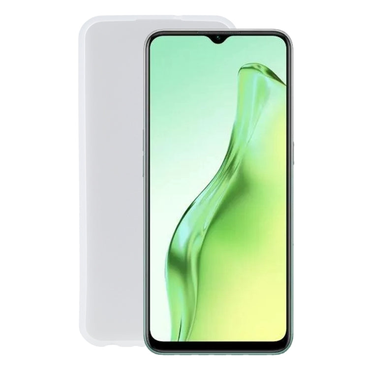 TPU Phone Case For OPPO A31 2020(Transparent White) - OPPO Cases by PMC Jewellery | Online Shopping South Africa | PMC Jewellery | Buy Now Pay Later Mobicred