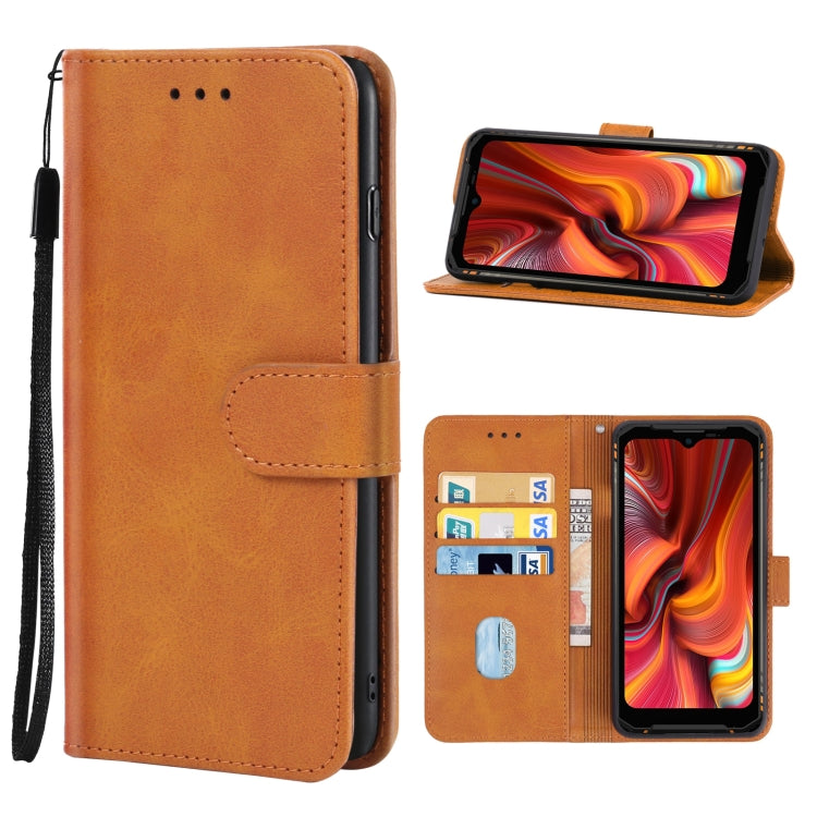 Leather Phone Case For DOOGEE S96 Pro(Brown) - More Brand by PMC Jewellery | Online Shopping South Africa | PMC Jewellery | Buy Now Pay Later Mobicred