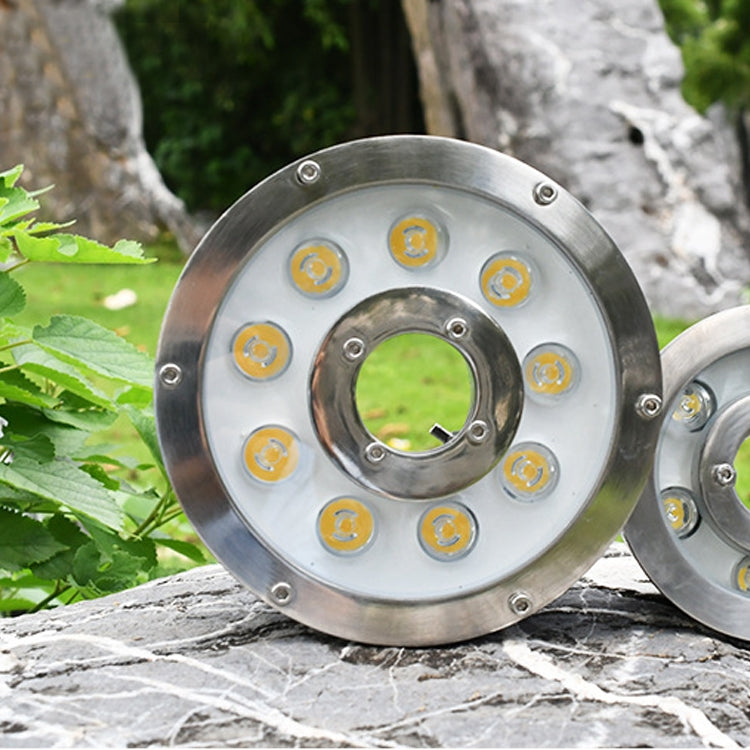 6W Landscape Ring LED Aluminum Alloy Underwater Fountain Light(White Light) - Underwater Lights by PMC TechLife | Online Shopping South Africa | PMC TechLife | Buy Now Pay Later Mobicred