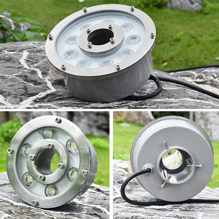 24W Landscape Ring LED Aluminum Alloy Underwater Fountain Light(White Light) - Underwater Lights by PMC TechLife | Online Shopping South Africa | PMC TechLife | Buy Now Pay Later Mobicred