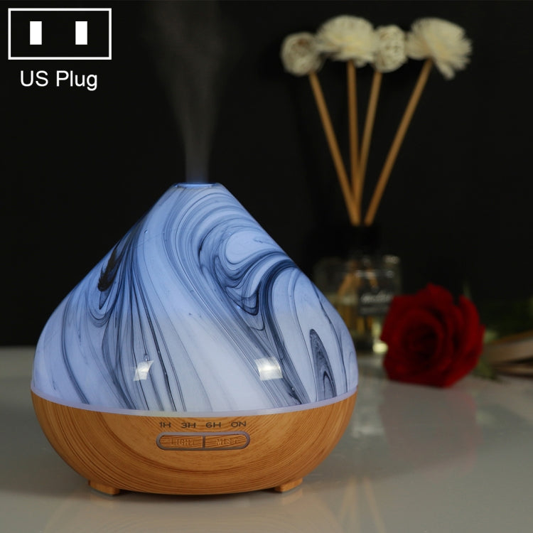 400ml Volcano Shape Humidifier Glass Aromatherapy Machine Automatic Alcohol Sprayer, Plug Specification:US Plug(Khaki) - free shipping - PMC TechLife - Order now!