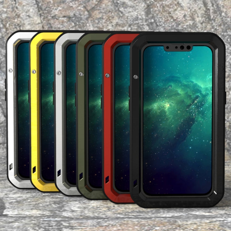 For iPhone 13 Pro LOVE MEI Metal Shockproof Life Waterproof Dustproof Protective Phone Case (White) - iPhone 13 Pro Cases by LOVE MEI | Online Shopping South Africa | PMC TechLife | Buy Now Pay Later Mobicred
