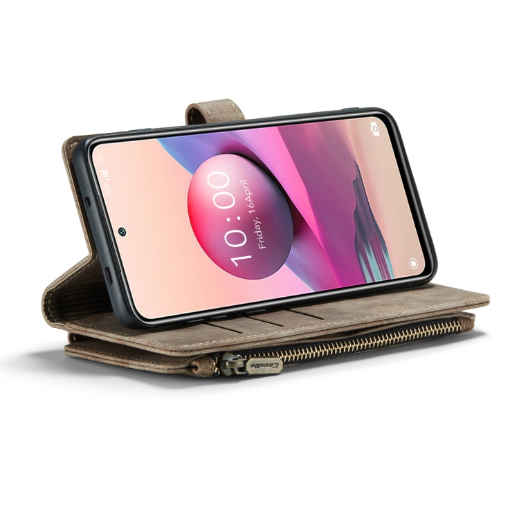 For Xiaomi Redmi Note 10 4G / Redmi Note 10S CaseMe-C30 Multifunctional Horizontal Flip PU + TPU Phone Case(Brown) - free shipping - PMC Jewellery - Order now!