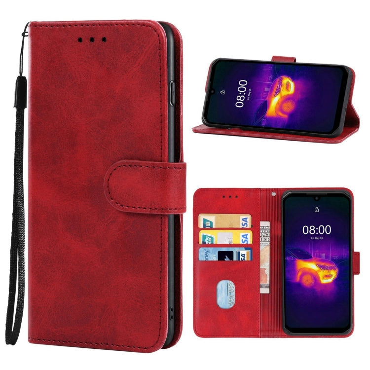 Leather Phone Case For Ulefone Armor 11T 5G / 11 5G(Red) - Ulefone Cases by PMC Jewellery | Online Shopping South Africa | PMC Jewellery | Buy Now Pay Later Mobicred