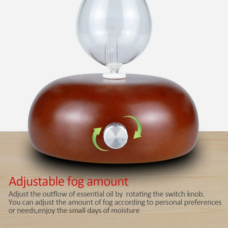 Wood Essential Oil Diffuser Aromatherapy Machine Automatic Alcohol Sprayer, Plug Specification:US Plug(Dark Brown) - free shipping - PMC TechLife - Order now!
