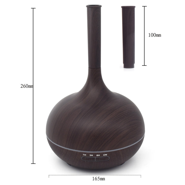 Creative Fragrance Machine Pointed Mouth Humidifier Automatic Alcohol Sprayer with Colorful LED Light, Plug Specification:US Plug(Dark Brown) - free shipping - PMC TechLife - Order now!