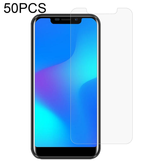 50 PCS 0.26mm 9H 2.5D Tempered Glass Film For Doogee X70 - For Doogee by PMC Jewellery | Online Shopping South Africa | PMC Jewellery | Buy Now Pay Later Mobicred