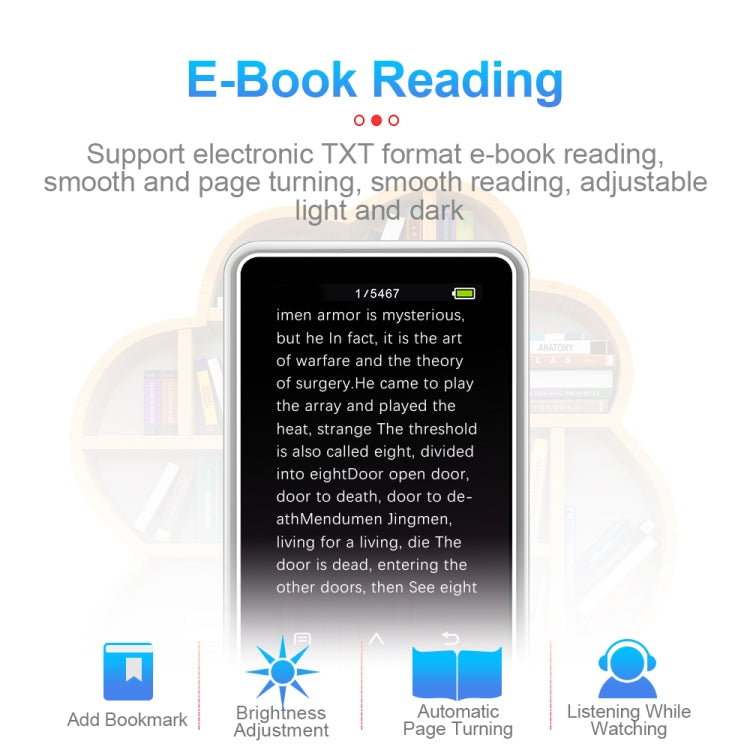 M12 Multifunctional Portable Bluetooth Player, Capacity:32GB(Silver) - MP4 Player by PMC TechLife | Online Shopping South Africa | PMC TechLife | Buy Now Pay Later Mobicred