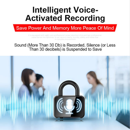 Q11 Intelligent HD Noise Reduction Lock Voice Recorder, Capacity:4GB(Black) - Recording Pen by PMC Jewellery | Online Shopping South Africa | PMC Jewellery | Buy Now Pay Later Mobicred