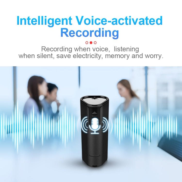 Q51 Intelligent HD Noise Reduction Remote Voice Control Recorder, Capacity:8GB(Black) - Recording Pen by PMC TechLife | Online Shopping South Africa | PMC TechLife | Buy Now Pay Later Mobicred