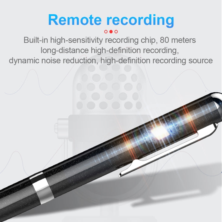 Q96 Intelligent HD Digital Noise Reduction Recording Pen, Capacity:4GB(Black) - Recording Pen by PMC Jewellery | Online Shopping South Africa | PMC Jewellery | Buy Now Pay Later Mobicred