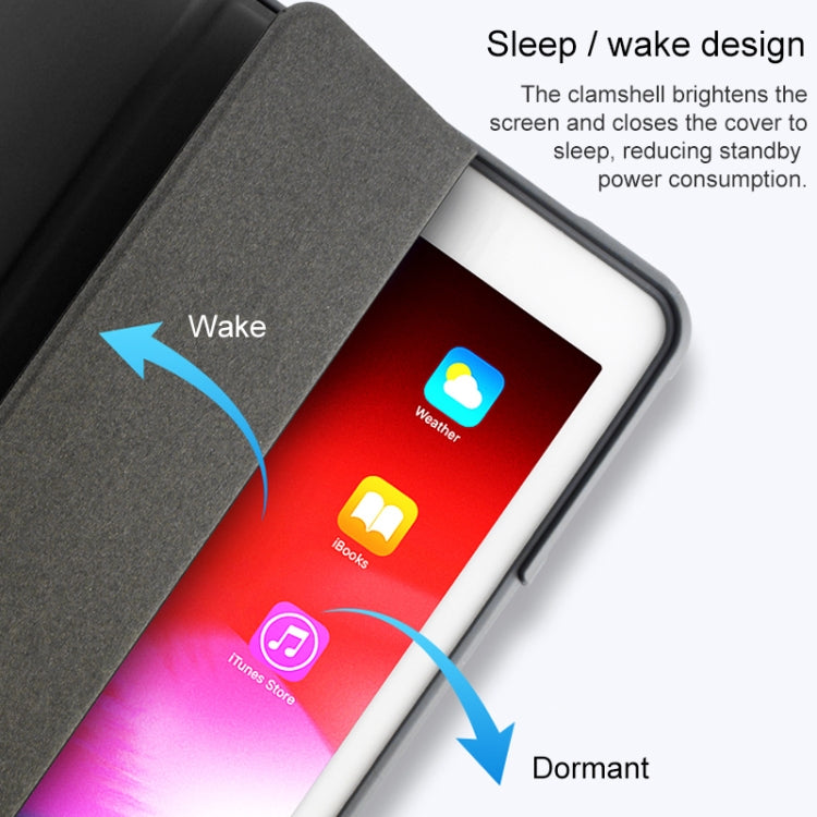 For iPad 9.7 Mutural Horizontal Flip PC + TPU + PU Leather Case with Holder & Pen Slot(Blue) - free shipping - PMC TechLife - Order now!