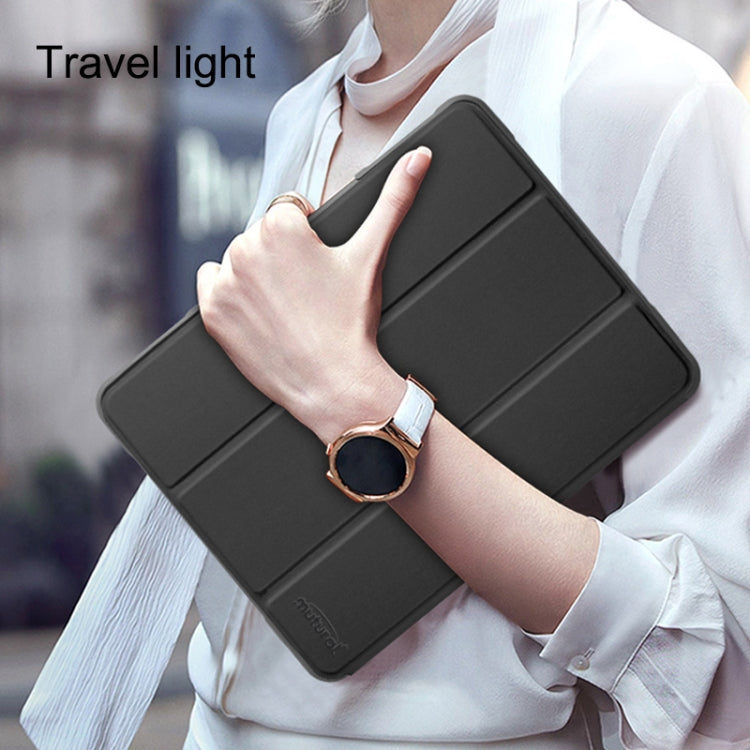 For iPad 9.7 Mutural Horizontal Flip PC + TPU + PU Leather Case with Holder & Pen Slot(Blue) - free shipping - PMC TechLife - Order now!