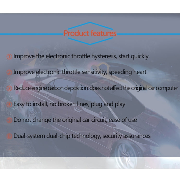 For Mitsubishi Mirage 2012-2016 TROS TS-6Drive Potent Booster Electronic Throttle Controller - Car Modification by TROS | Online Shopping South Africa | PMC TechLife | Buy Now Pay Later Mobicred