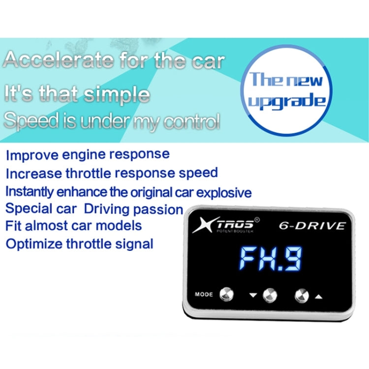 For Mitsubishi Mirage 2012-2016 TROS TS-6Drive Potent Booster Electronic Throttle Controller - Car Modification by TROS | Online Shopping South Africa | PMC TechLife | Buy Now Pay Later Mobicred