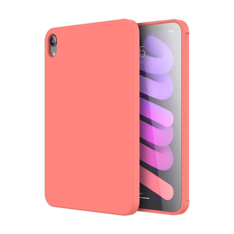 For iPad mini 2024 / mini 6 Mutural Silicone Microfiber Tablet Case(Pink Orange) - free shipping - PMC TechLife - Order now!