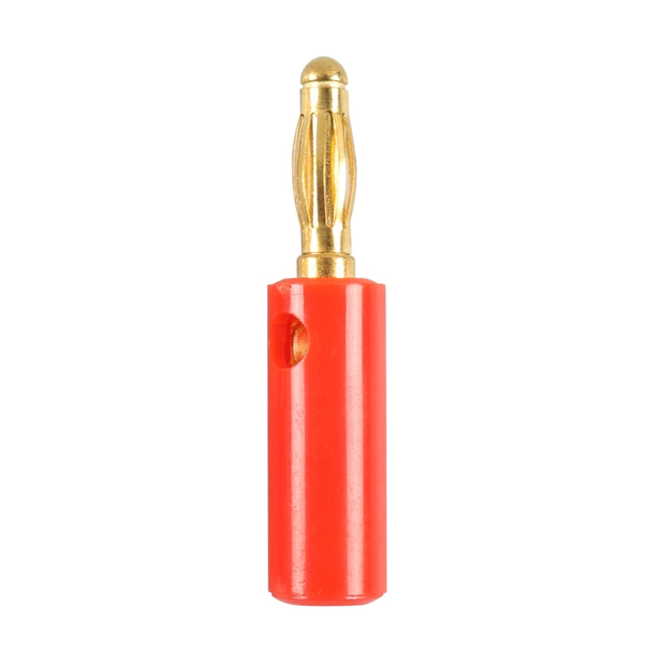 A6549 40 in 1 Car Red and Black Cover Gold-plated 4mm Banana Head Audio Plug - Terminal connectors by PMC Jewellery | Online Shopping South Africa | PMC Jewellery | Buy Now Pay Later Mobicred