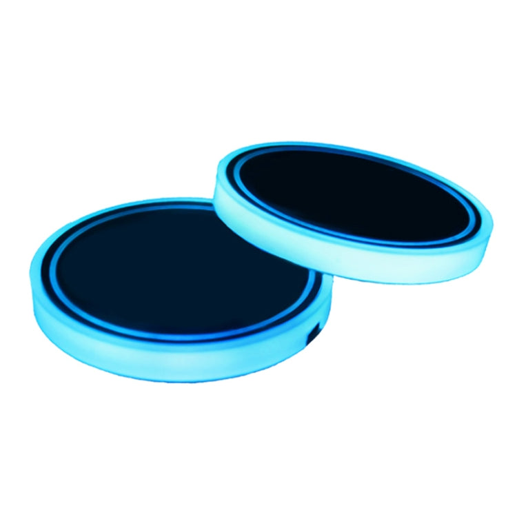 Car AcrylicColorful USB Charger Water Cup Groove LED Atmosphere Light(Bell) - Car Drink Holders by PMC TechLife | Online Shopping South Africa | PMC TechLife | Buy Now Pay Later Mobicred
