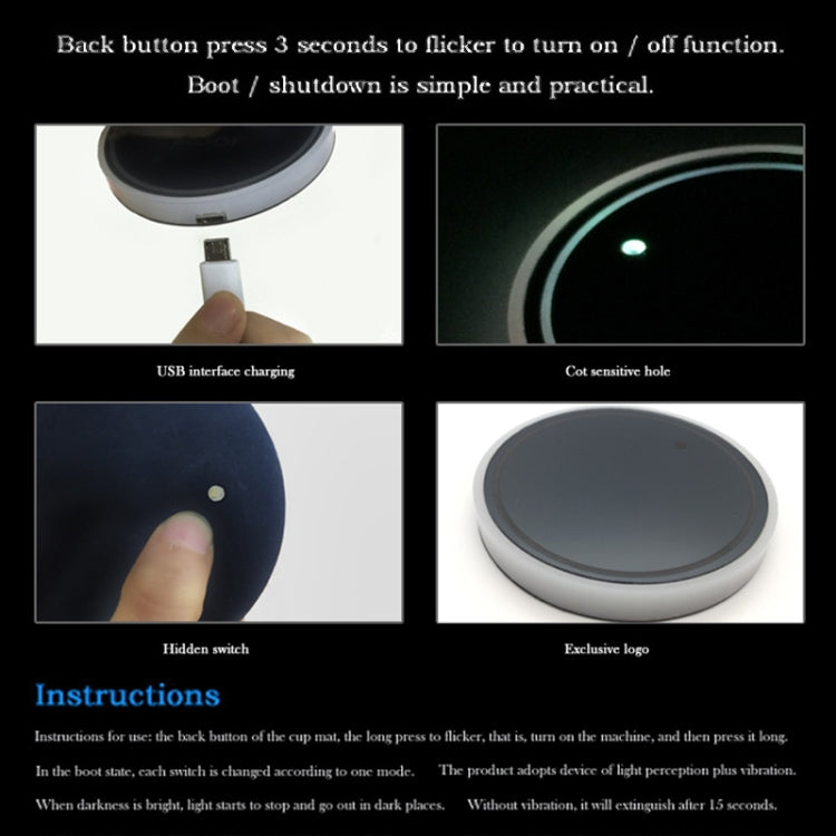 Car AcrylicColorful USB Charger Water Cup Groove LED Atmosphere Light(Socks) - free shipping - PMC TechLife - Order now!