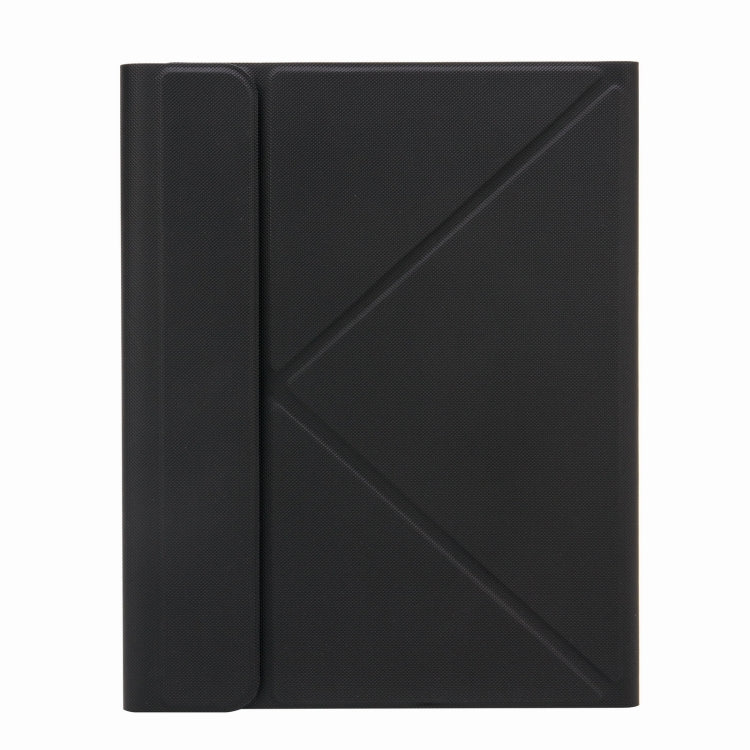H-102CS Touch Backlight Bluetooth Keyboard Leather Case with Rear Three-fold Holder For iPad 10.2 2020 & 2019 / Pro 10.5 inch(Black) - Universal by PMC TechLife | Online Shopping South Africa | PMC TechLife